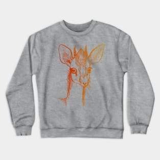 Dik-Dik  Red/Gold Crewneck Sweatshirt